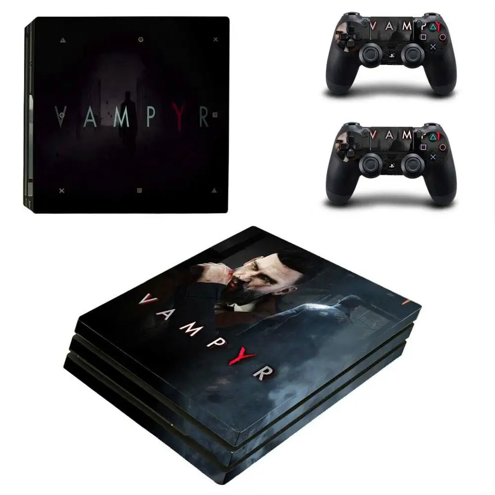 YSP4P-2260 Vampyr PS4 Pro стикер s PS 4 Play станция 4 Pro виниловые наклейки на кожу Pegatinas для playstation 4 Pro консоль и контроллер - Цвет: YSP4P-2260