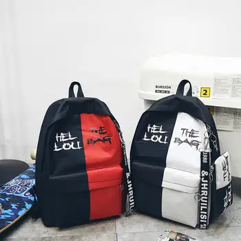 

2019 New Fashion Women Large-capacity Campus Personality Pencil Case Bag Travel Backpack Casual Female High Quanlity Bags