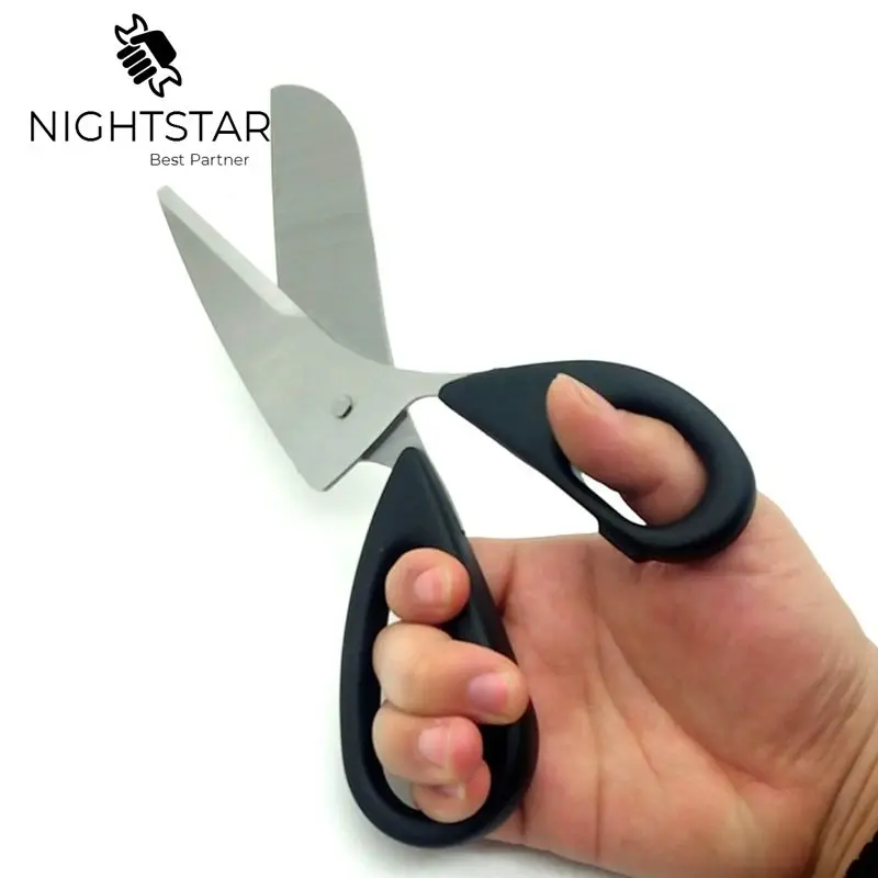 

9 Inch Multifunctional Kitchen Scissor Nutcracker Bone Cutter Cook Tool Shear Cut Stainless Steel Poultry