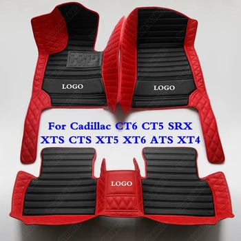 

Leather 3D Car Floor Mats for Cadillac CT6 CT5 SRX XTS CTS XT5 XT6 ATS XT4 Escalade All Weather Auto Carpet Cover Foot Mat Pads
