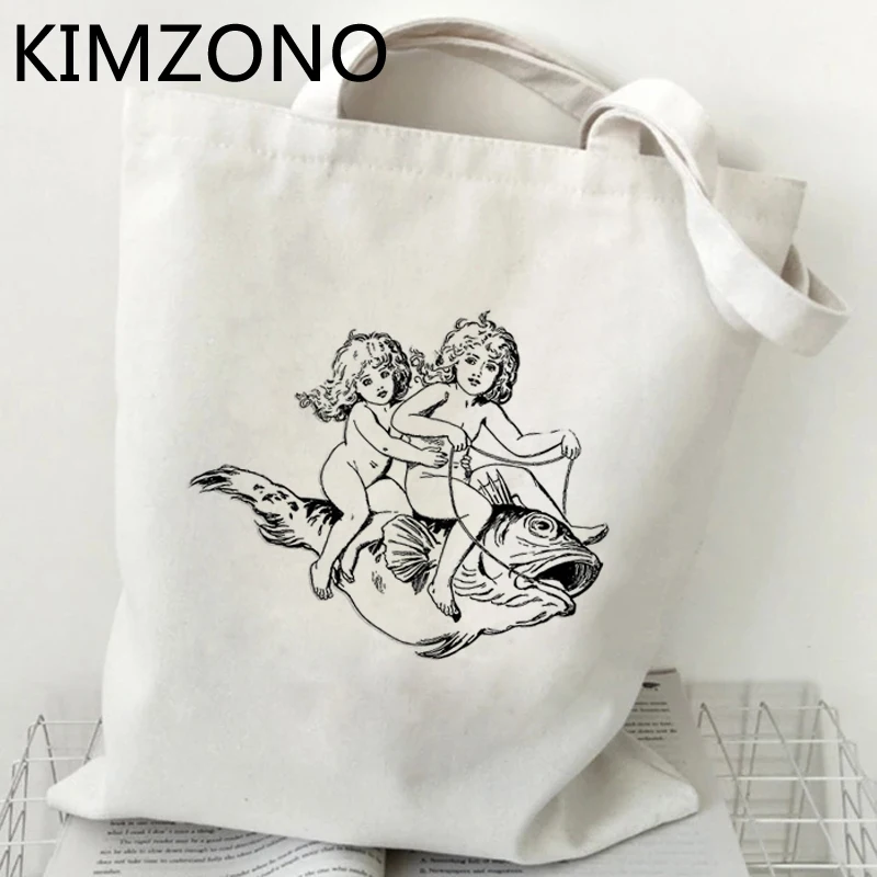 Ангел хозяйственная сумка Сумки из натуральной кожи bolsas de тела джутовый мешок с