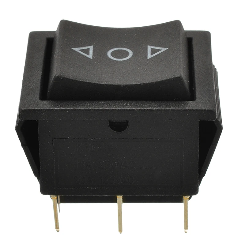 1pc Car 3 Position 6Pin On Off On DPDT Momentary Rocker Switch Control Button Power Window Accessories