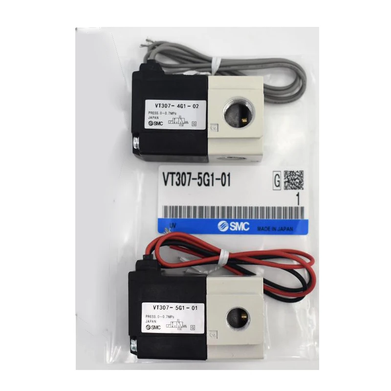 VT307-5G-02 вакуумный электромагнитный клапан двухпозиционный Трехходовой электромагнитный клапан 2 точки интерфейс 24 В