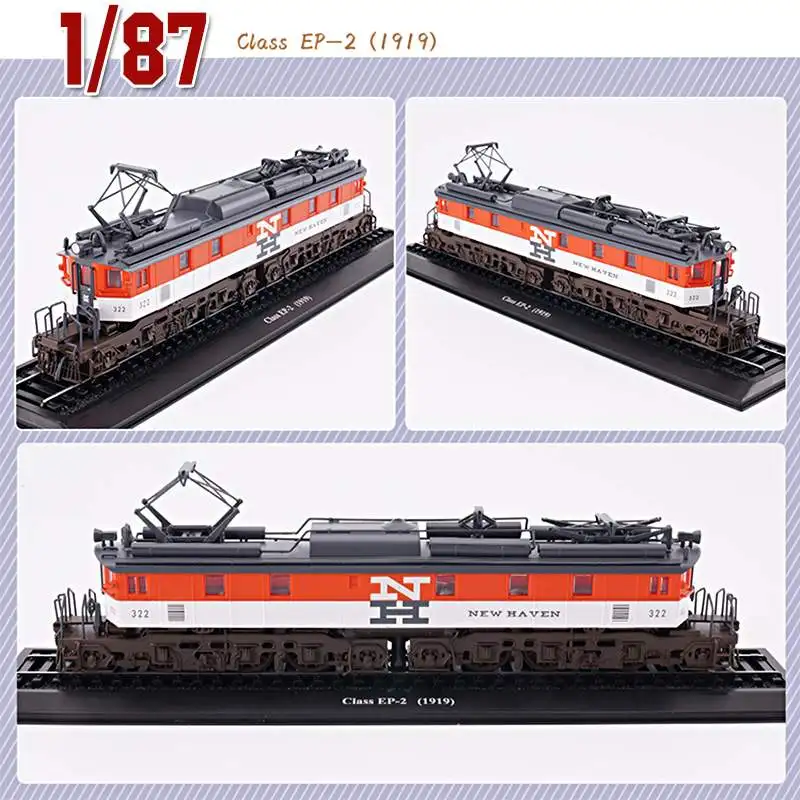 Ретро модель поезда класс GGI 4910(1941) E19 12(1940)/EI 12,2115+ 12,2116(1954)/серия bb 9292(1964)/класс EP-2(1919) подарок для маленького ребенка