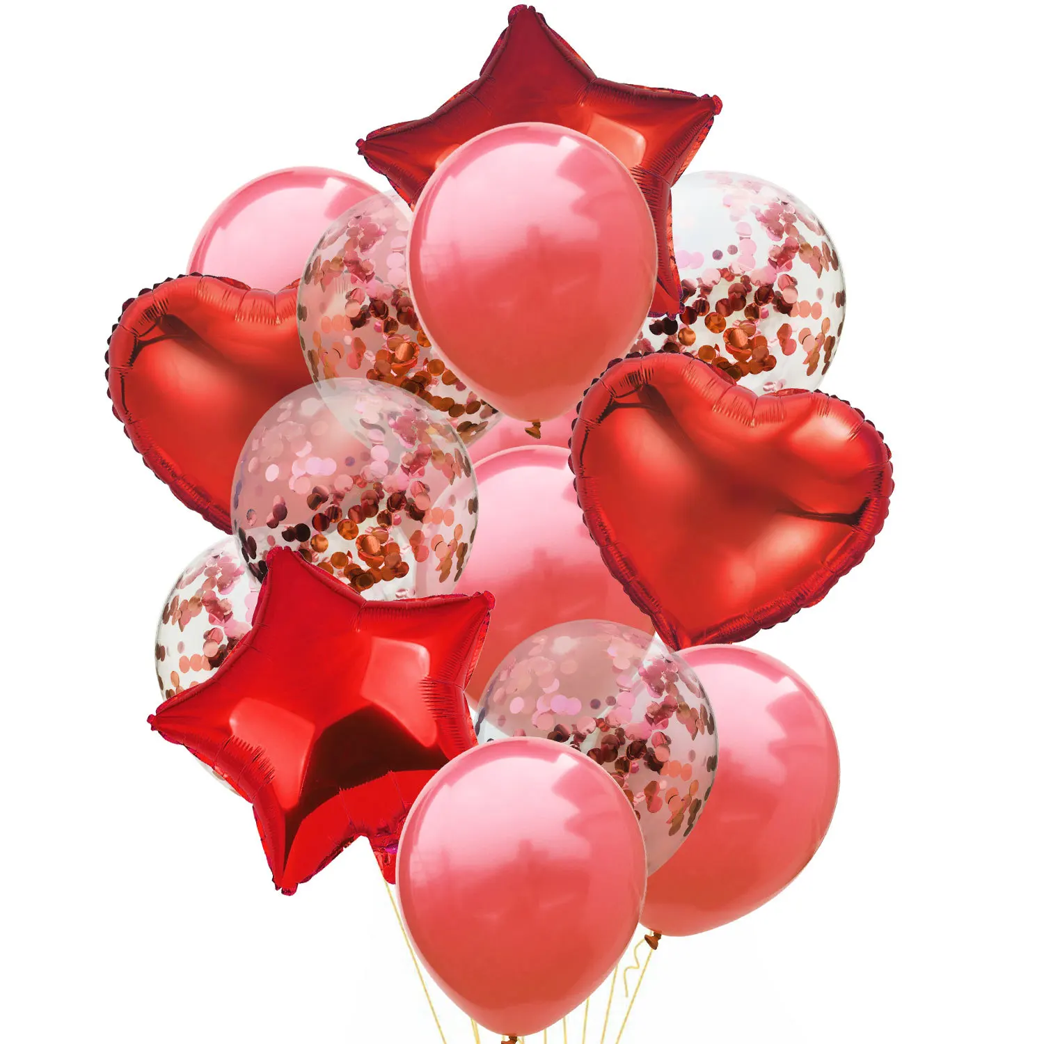 14 шт./лот 12 дюймов латексные разноцветные смешанные воздушные шары с конфетти надувной шар Гелиевый шар для дня рождения, свадьбы