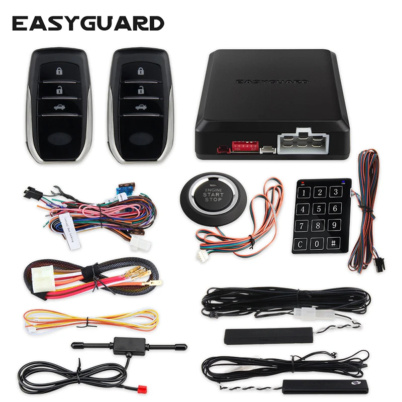 Система автомобильной сигнализации EASYGUARD PKE пуска с дистанционным управлением