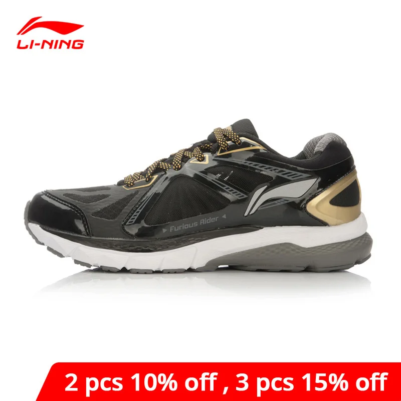 Мужская беговая Обувь Li Ning кроссовки FURIOUS RIDER без чипа стабильные PROBAR LOC LiNing li ning