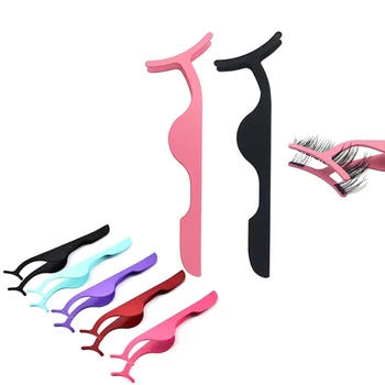 

Lash Tweezers Eyelash Curler Fake Eye Lash Applicator Magnetic Eyelashes Auxiliary Clip False Eyelash Extension Makeup Tool