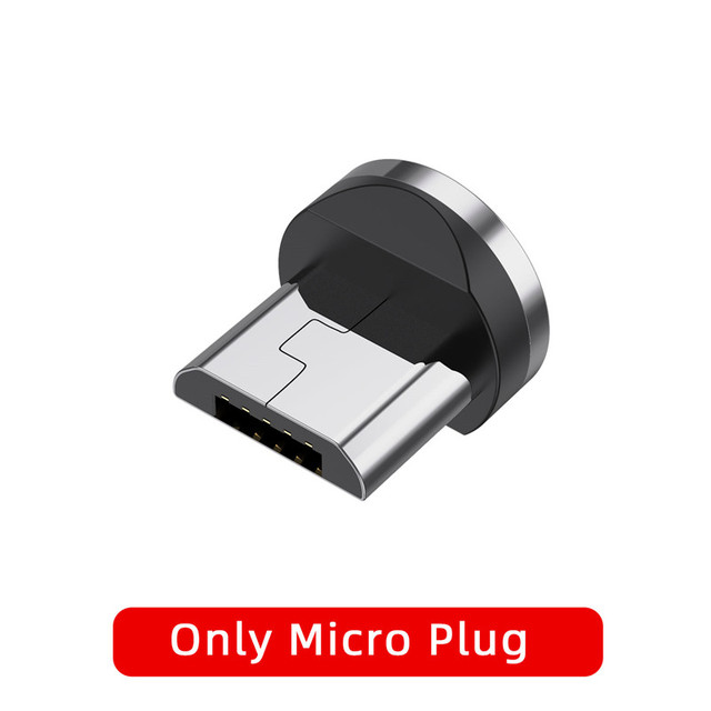 2m LED 540 Rotate Magnetic Cable Micro Type C Phone Cable For iPhone12 Pro XS Max Samsung Xiaomi USB C Cord Wire Cable