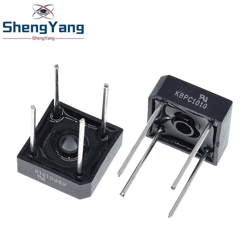 ShengYang 5pcs/lot Kbpc1010 10a 1000v Diode Bridge Rectifier Diy | Электронные компоненты и принадлежности
