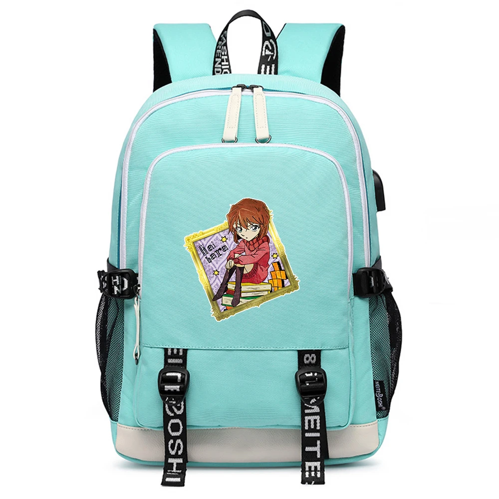 Чехол Detective Conan закрытый большой школьный рюкзак оксфорд сумка для книг аниме