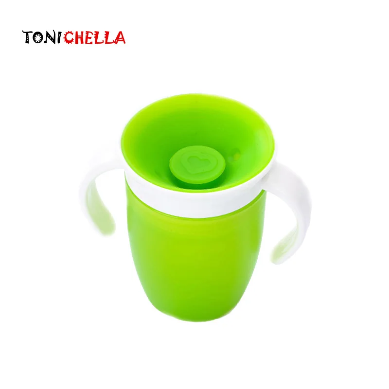 

Baby Learning Drinking Cup 360 Kid Safe Silicone Degree Leak-Proof Bottle Magic Cups Toddler Drink Training Contaier T0744