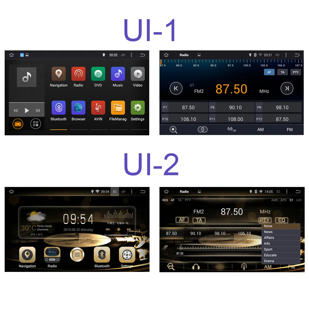 Excellent Android 9.0 Car GPS Navigation For GMC Yukon/Tahoe/Acadia/Buick Enclave/CHEVROLET Suburban 2007-2012 WIFI Car multimedia player 13
