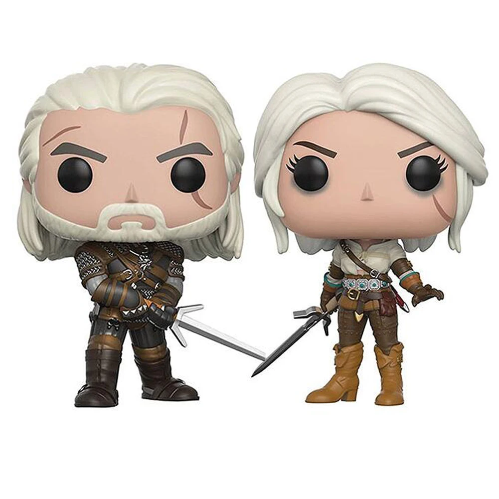 Funko Pop GERALT& CIRI& EREDIN 10 см Виниловая фигурка Коллекция Модель игрушки