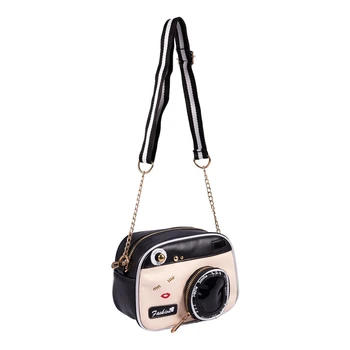 

New female tide shoulder bag retro bag fashion camera shoulder bag small party handbag chain Messenger bag