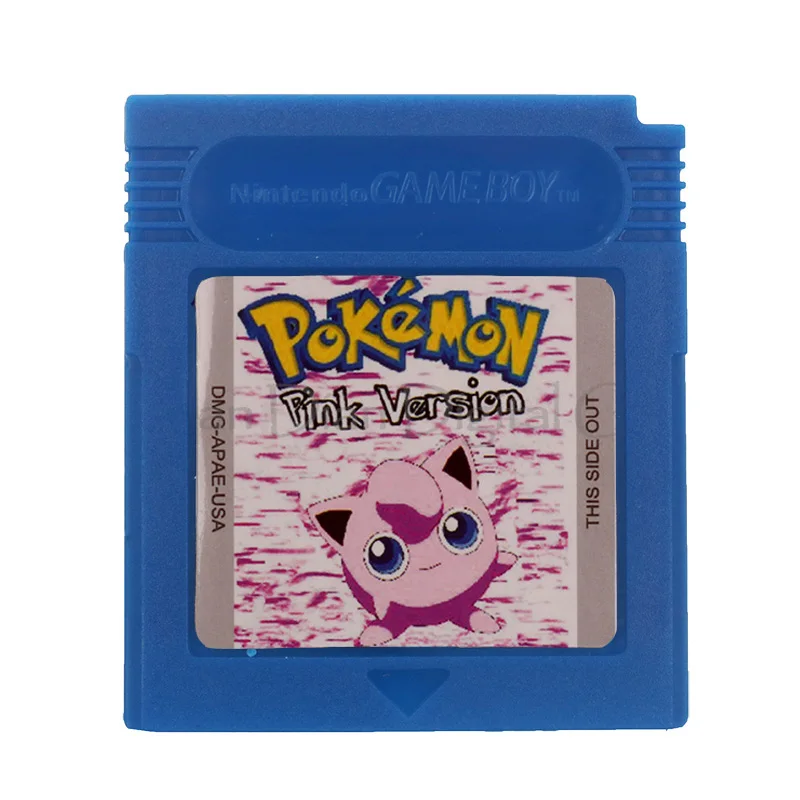 Pink Version 16 бит видеоигры картридж консоли Poke серии английская версия для nintendo GBC - Цвет: Pink Version