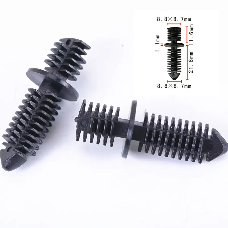 

50x 100x 500x For Double End X-Mas Tree Retainer Black Clips Cars Boats Trucks 11/32" Stem Diameter A20866