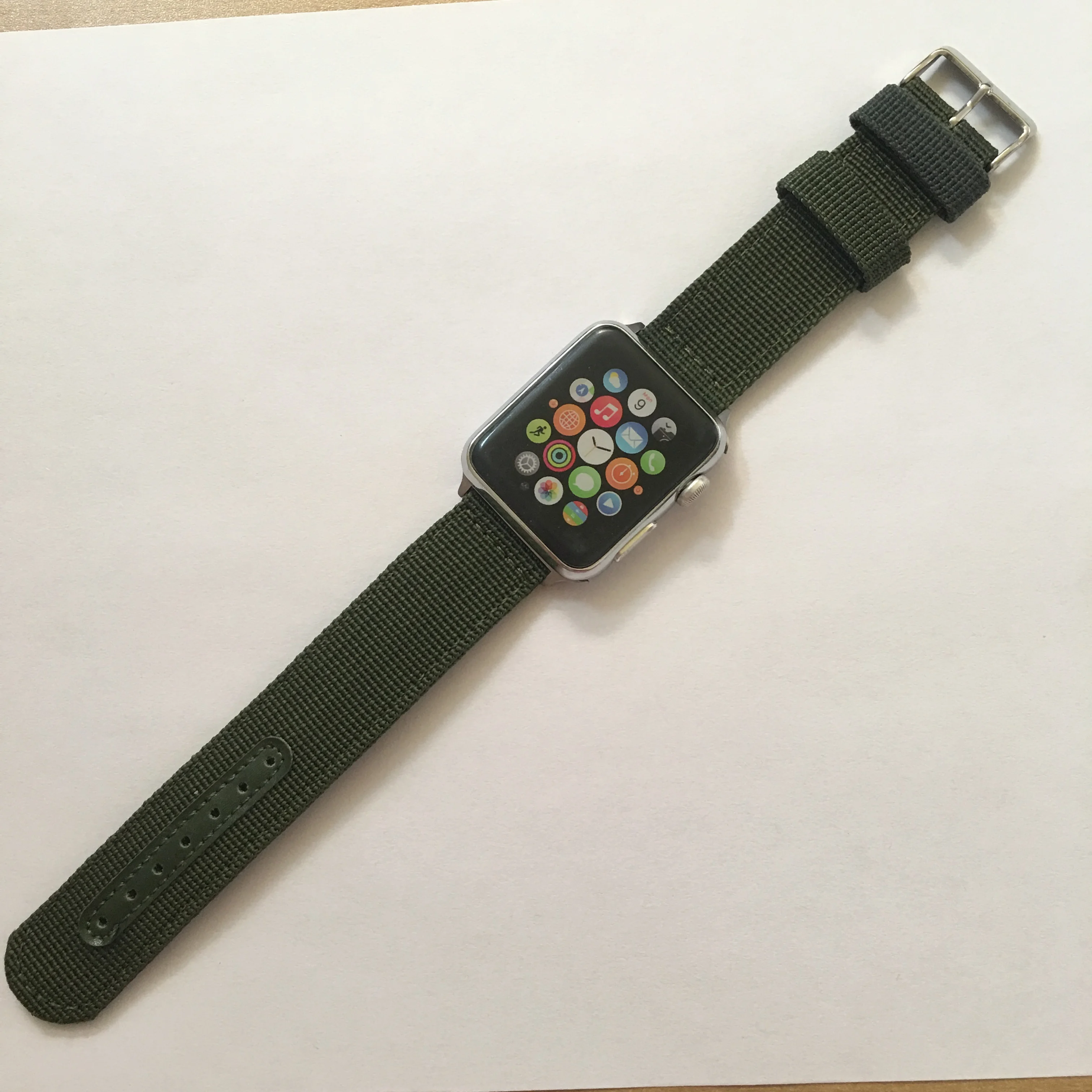 

manufacturer nylon strap loop For Apple Watch Band 42MM 38MM 40mm 44mm for iWatch series 1 2 3 4 series 5