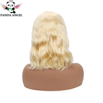 

Body Wave Blonde Human Hair Bob Wigs Pre-plucked Brazilian 613 Blonde Short Bob Wig Human Hair Lace Front Wigs For Women Panda