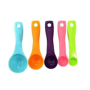 

5pcs/set Weight In A Spoon Color Measuring Spoon Set Spoon Scales Baking Tools With Measuring Spoons Spoons Teaspoons