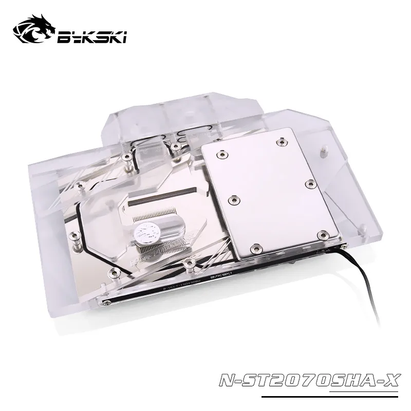 Bykski блок GPU воды для ZOTAC RTX 2070 super-8GD6 HA/мини OC Графика карты 5V ARGB/12 V RGB светильник N-ST2070SHA-X