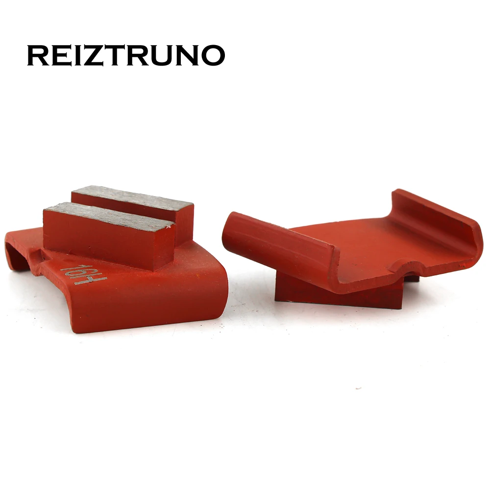 REIZTRUNO 1 piece Floor Grinding Tools with Two Bar Diamond segment,HTC EZ change,metal bond Floor Polishing Block
