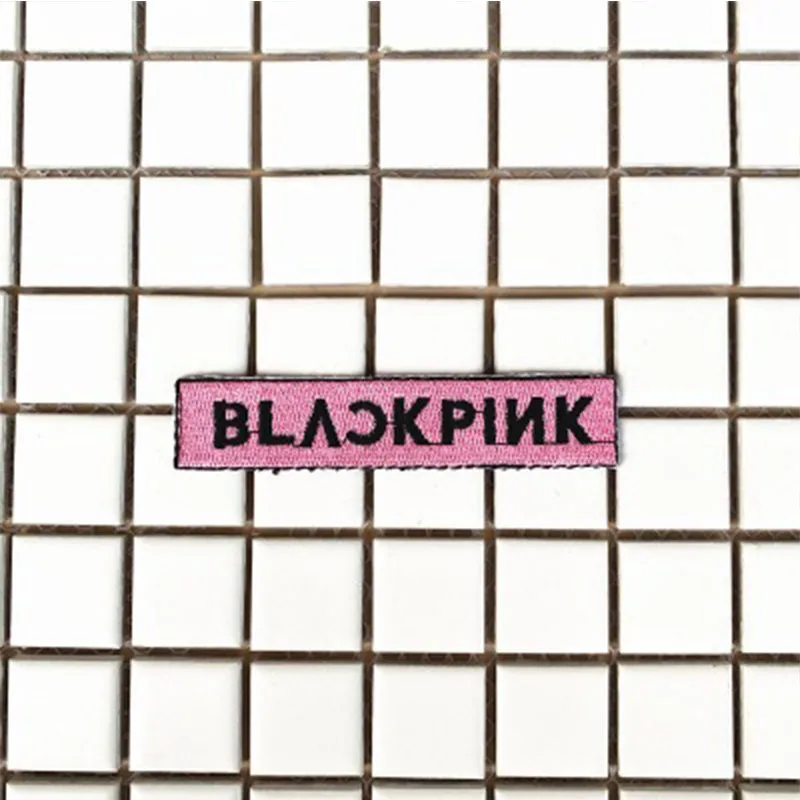 BlackPink EXO Seventeen Twice Got7 ручная вышивка нашивка на одежду аксессуар JISOO KILL THIS LOVE JB BAMBAM LXX129 - Цвет: BlackPink