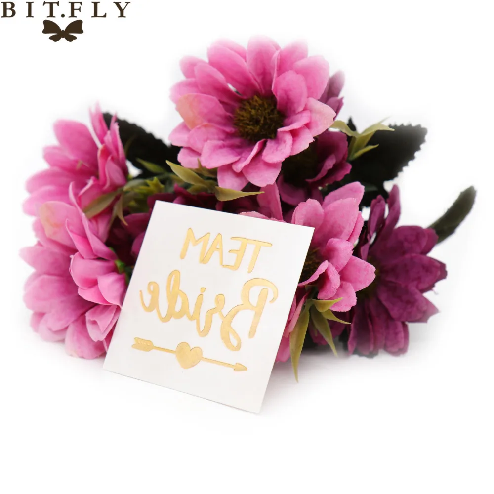 Водостойкая тату для подружки невесты 10 шт.|bride to be|bride teambride be decoration |