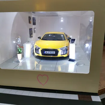 

1:18 high simulation Creative Car model for initial D scene dustproof display box to send a boyfriend's birthday gift
