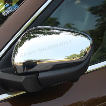 

For Proton X70 Accessories 2018 2019 ABS Chrome Car rearview mirror frame decoration sticker Cover Trim car styling 2pcs