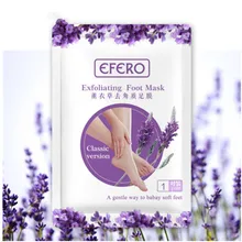 1Bag/2Pair Exfoliating Foot Mask Pedicure Socks Exfoliation for Feet Mask Remove Dead Skin Heels Foot Peeling Mask For Legs