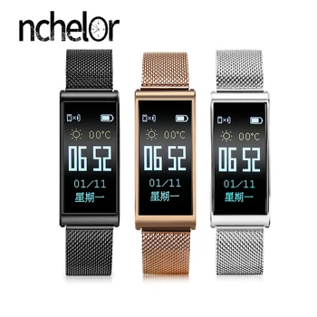 

Smart Bracelet Waterproof IP68 Bluetooth Watch Men Blood Pressure Measure Heart Rate Monitor Wristband TFT IPS Color Bracelet