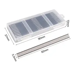 Lames de raboteuse pour DeWalt Metabo Makita, 82mm, 10 pièces, accessoires pour machines à bois, outils 