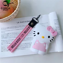 Q UNCLE милые женские сумки кавайный кошелек портмоне «кошка» держатели для девочек Детский кошелек Повседневная мода силикагель мини сумочка для наушников