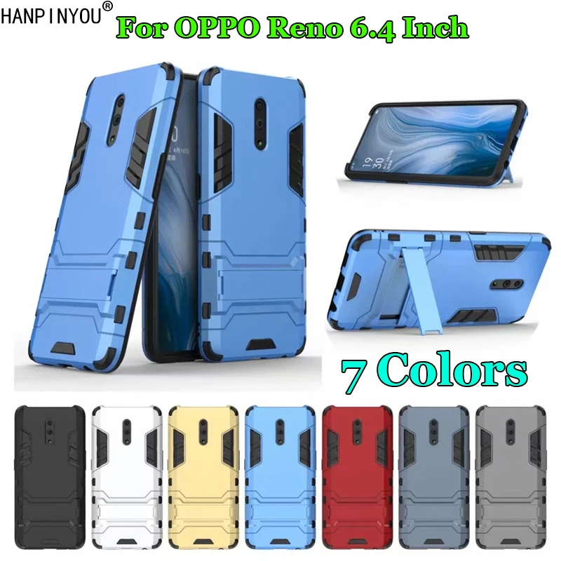 Для OPPO Reno 6 4 &quotгибридный мягкий ТПУ + Жесткий ПК двухслойный бронированный чехол