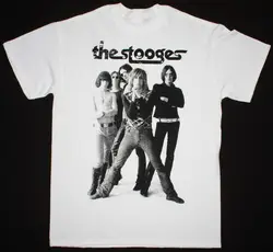 THE stoogies Игги Поп прото панк рок группа том мелкий MINUTEMAN новая белая футболка