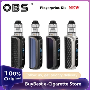 

NEW Original OBS Cube FP Fingerprint 80W VW Kit wi/ 4ml Sub-ohm Tank & Type-C Charging Port E-cig Vape Box Mod Vs Aegis Mini/Gen