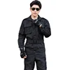 Cool Good Quality Black Army Uniform Shirt&Pants For Men Security Working Field Military Training Camping Climbing ► Photo 3/6