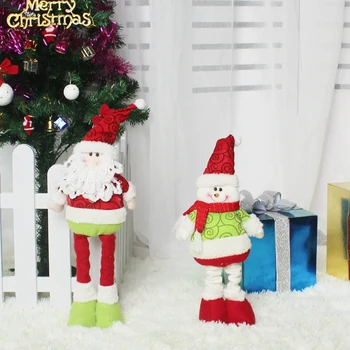 

Christmas Ornaments Christmas Telescopic Old Man Doll Christmas Supplies,Xmas Fireplace Hanging and Party Accessory, Color B