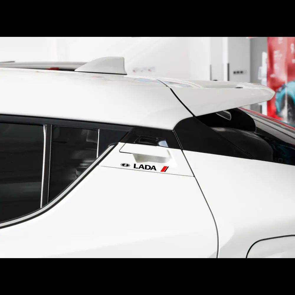 4 шт. 3D креативная Виниловая наклейка для автомобиля-Стайлинг наклейка эмблема значок чехол для Лада Нива Калина приора гранта ларгус ВАЗ Samara 2110