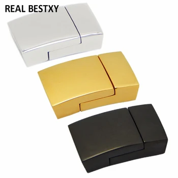 

20pcs/lot hole size: 10*2.6mm /10*3mm Stainless Steel Magnetic Clasp Hole Leather Cord for Bracelet Magnet Lace Buckle Jewelry