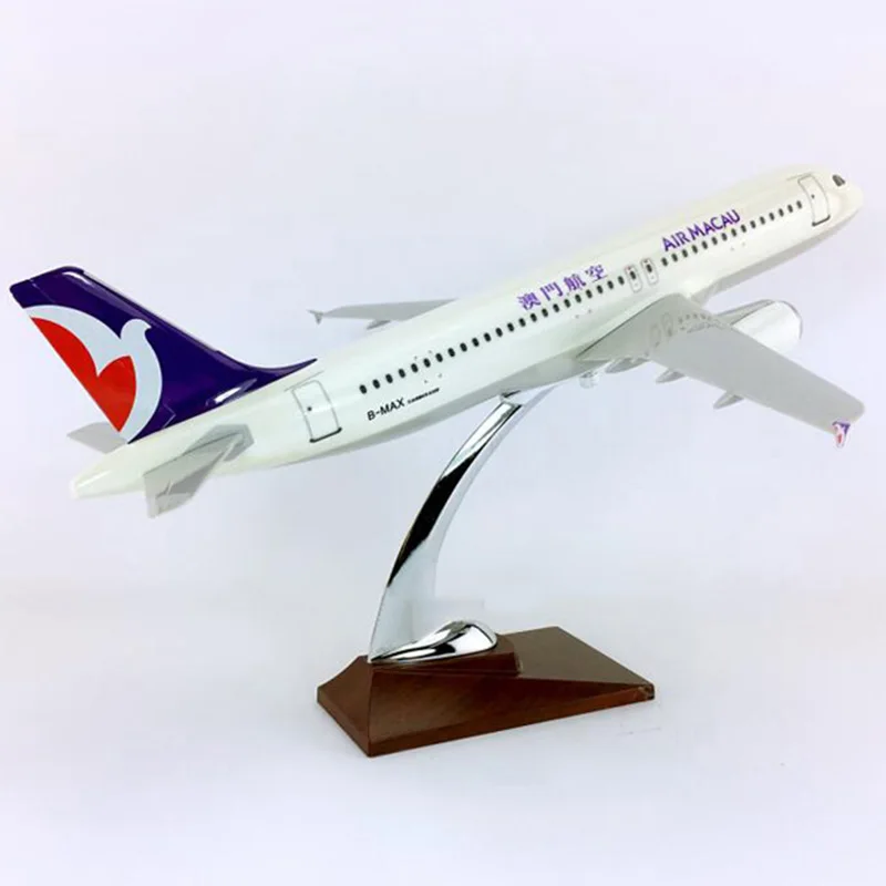 36 см сплав самолет 1/100 Airbus A320-200 Air Macau aircraft самолет W база коллекционный пластиковый самолет дисплей Модель коллекции