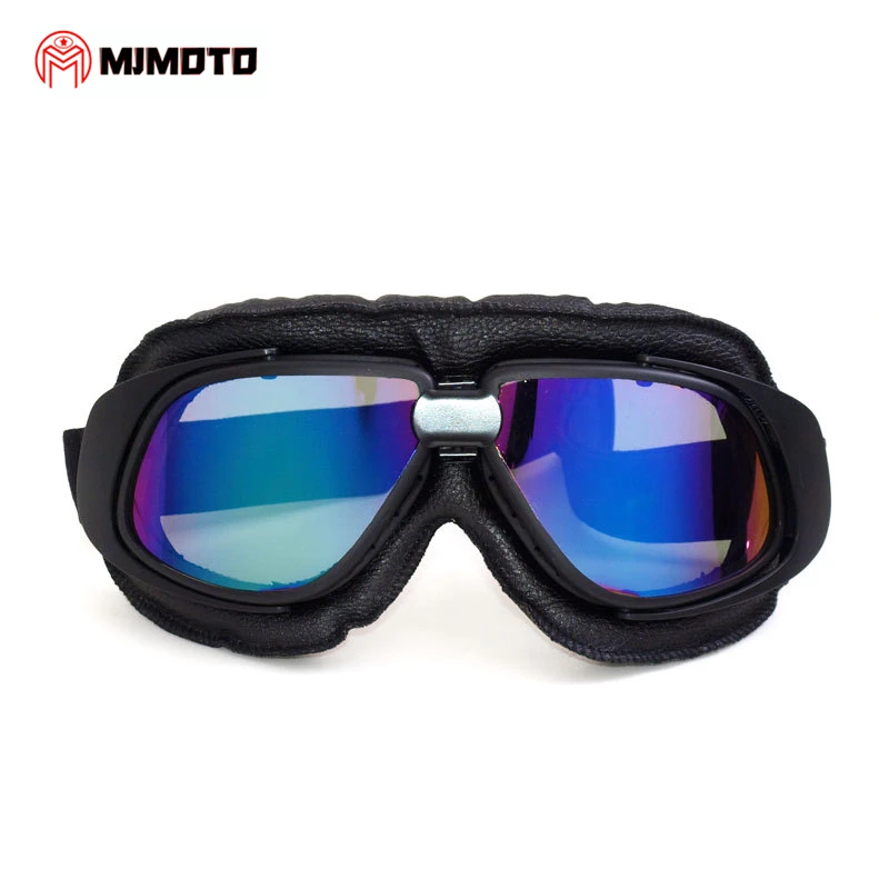 MJMOTO мотоциклетные очки Второй мировой войны Ретро стиль мотоциклетный шлем очки ATV Скутер велосипед очки крейсер внедорожный реактивный Пилот очки