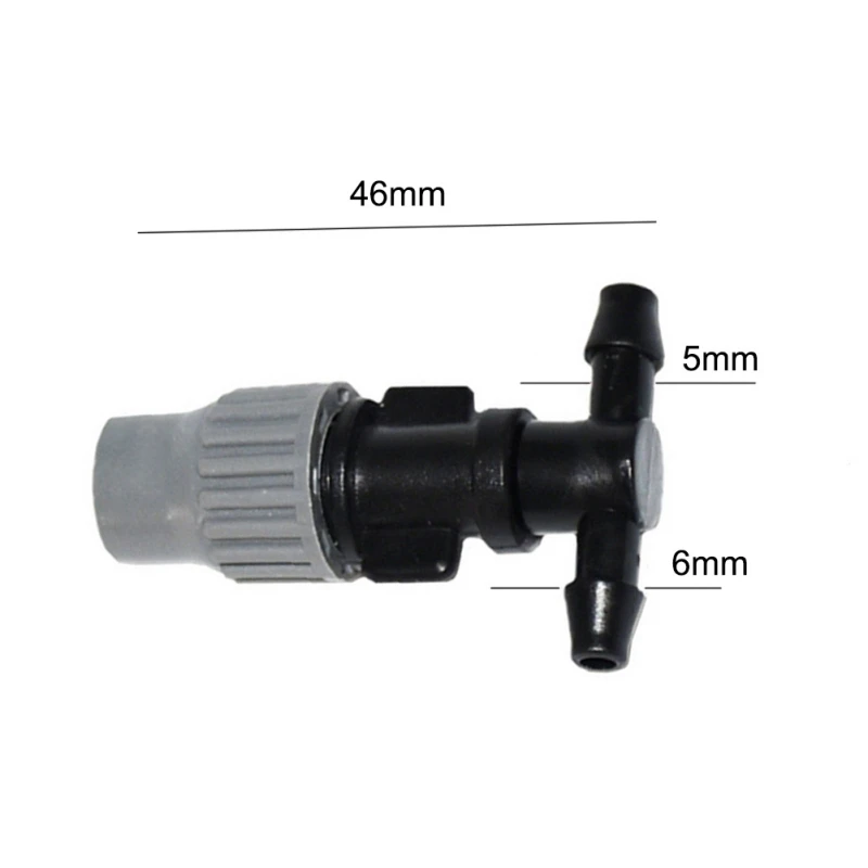 10pcs Gray spray nozzle Tee Apply Irrigation Sprayed on plants Radius of 0.6- 0.9m high quality Nozzle Spraye