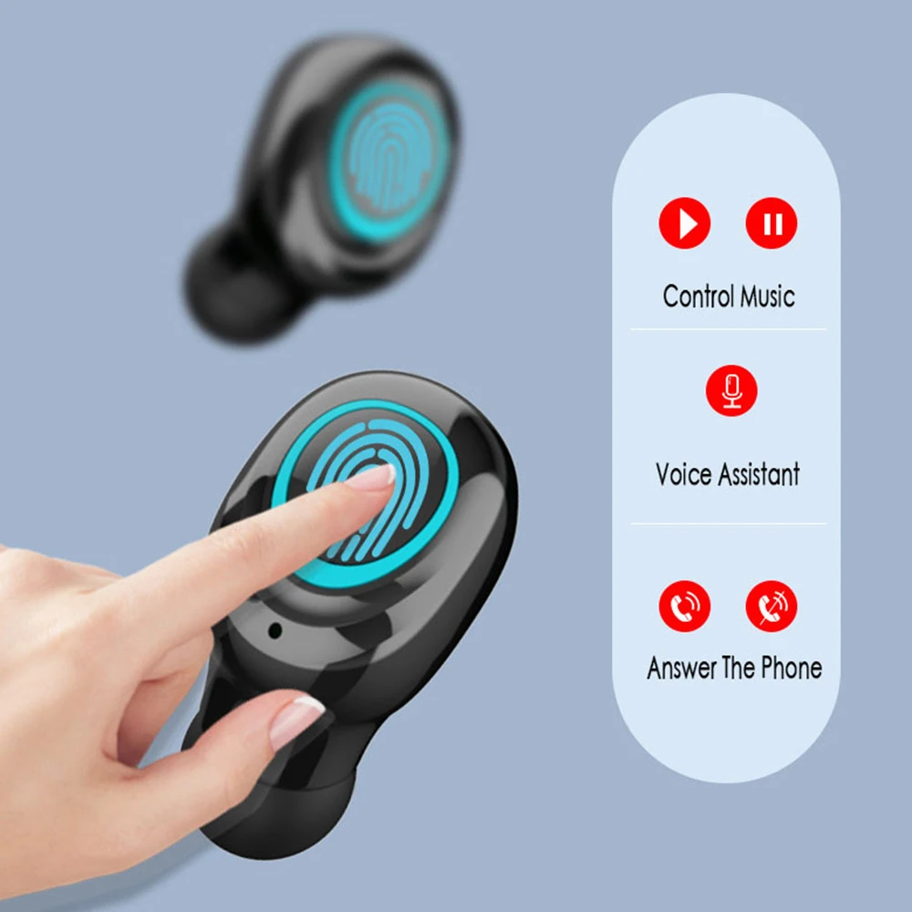 HOT S11 TWS Wireless earphone Voice control Bluetooth 5 0 Noise reduction Tap Control Gaming Headset HD Stereo Earphones
