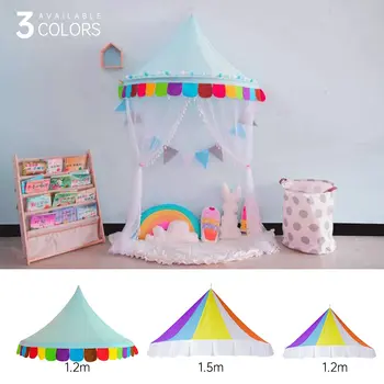 

Children's Folding Tent Children's Mesh Theater Toys Children's Tent Indoor Kindergarten Play House Ceiling Interesting Zone ^o^