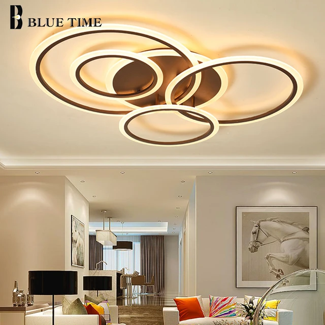 Plafonnier LED au design moderne, montage en surface, éclairage  d'intérieur, luminaire décoratif de plafond, idéal pour un salon, une  chambre à coucher, une salle à manger ou une cuisine - AliExpress