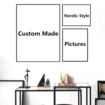 

Customized Nordic Style Wall Art Poster HD Prints Photo Painting 1 Pcs Canvas Pictures Home Decor Framework