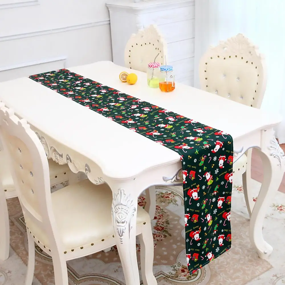 Льняные рождественские флаги, рождественские украшения для дома Navidad Noel, Новогоднее украшение