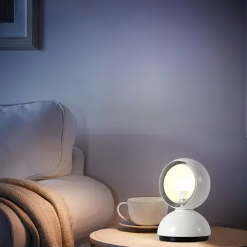 

Nordic White Design Desk Lamp Art Decor Led Table Lamp Home Lighting Modern Living Room Bedside Bedroom Light Fixtures Metal E14
